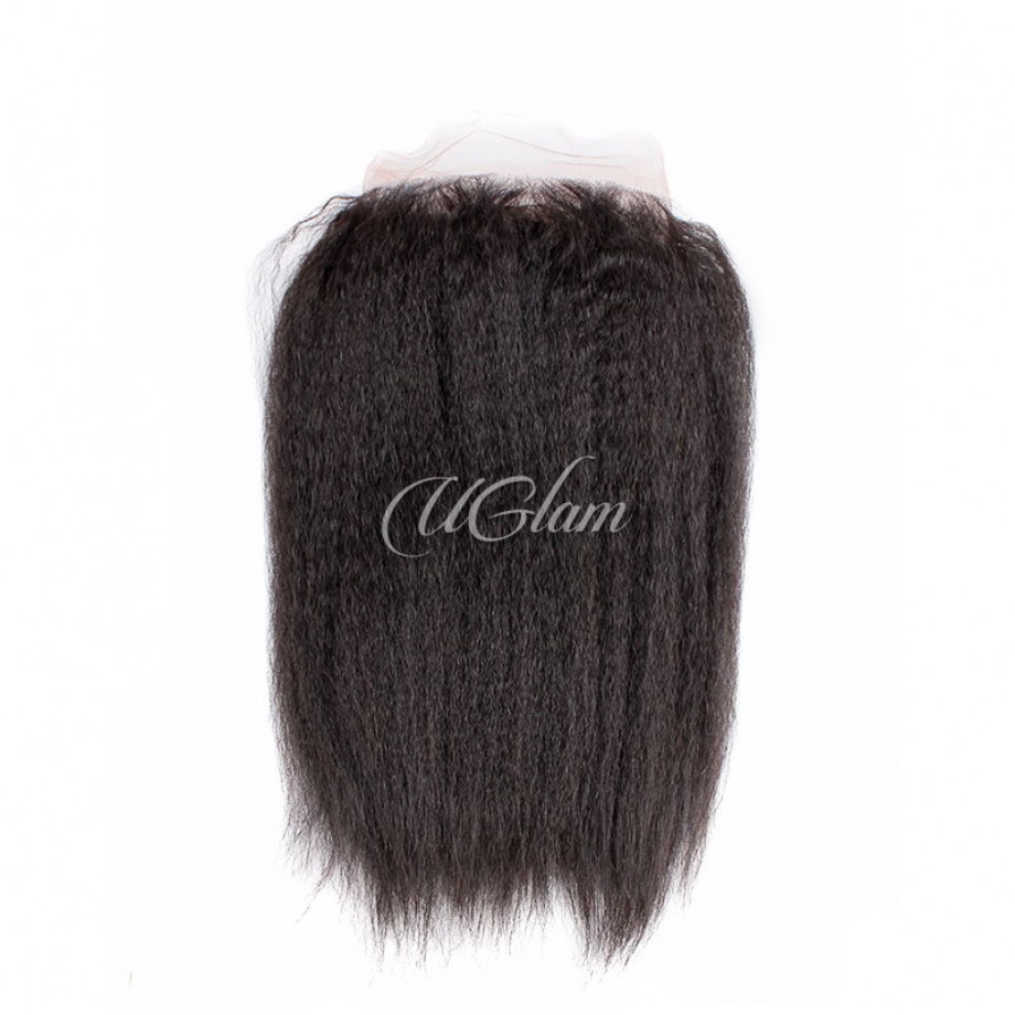 Uglam 360 Lace Frontal Kinky Straight 250% Density