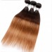 T1B/4/30 Ombre Virgin Straight Human Hair Bundles
