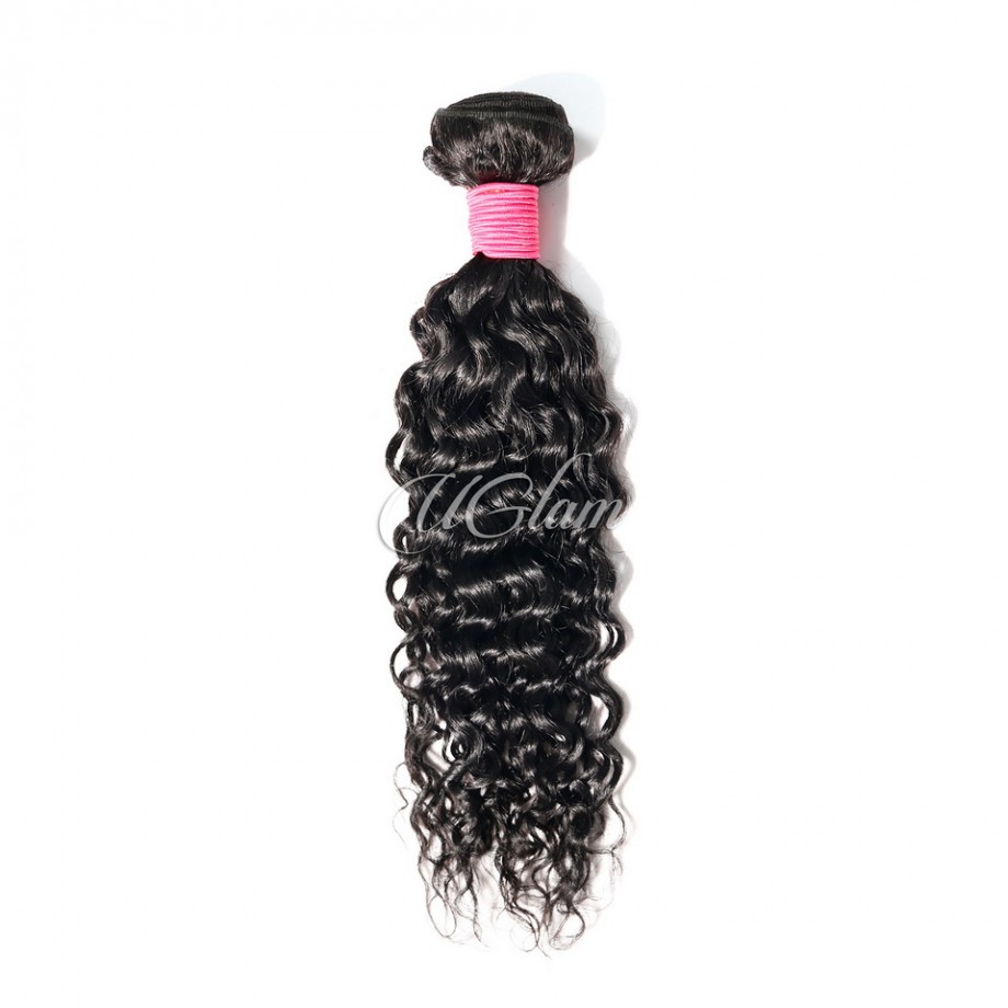 Uglam 1B 9A  Water Wave Human Hair Bundles Deal