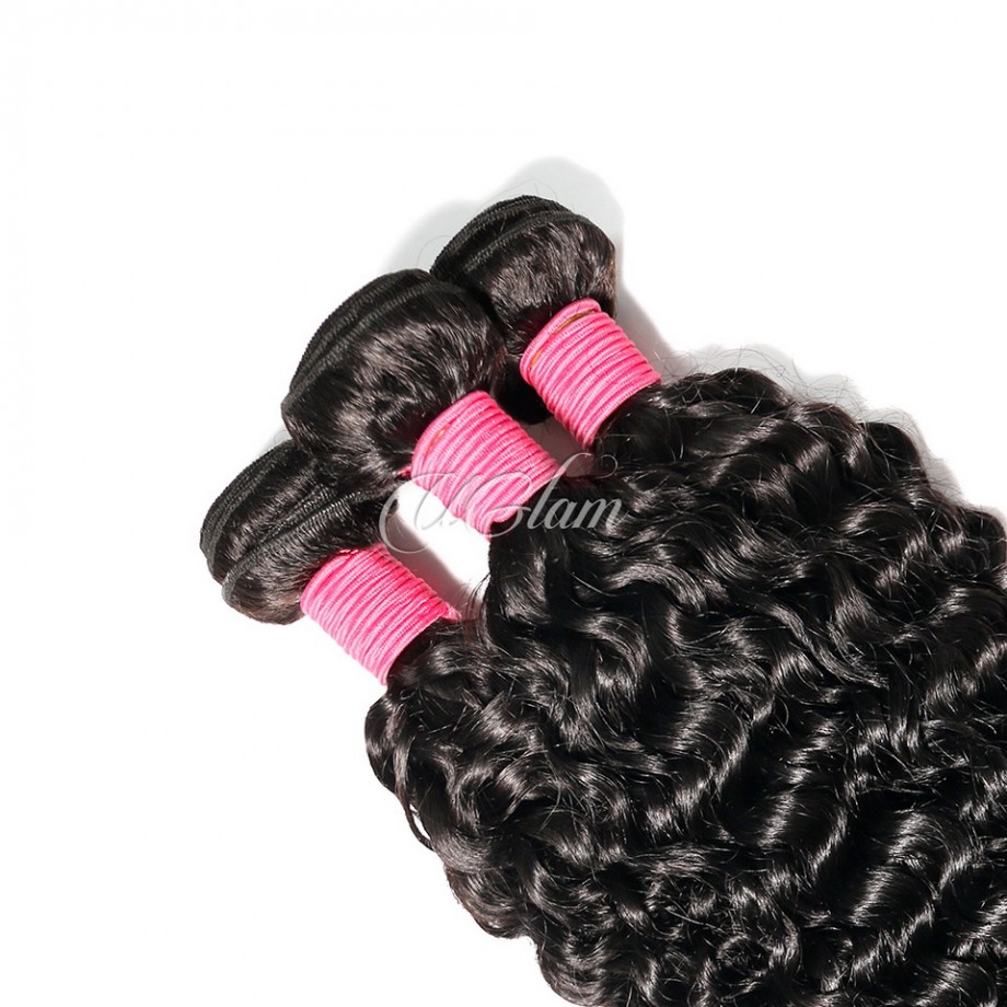 Uglam 1B 9A  Water Wave Human Hair Bundles Deal