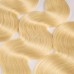 Virgin Ombre Black & #613 Color Body Wave Human Hair Bundles 