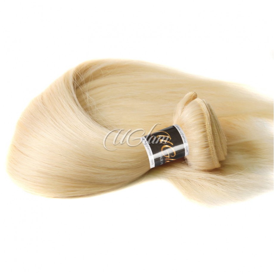 Vrigin Honey Blonde #613 Color Straight Human Hair Bundles 