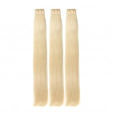 Luxury #613 Blonde Color Full Raw Virgin Double Drawn Straight Human Hair Bundles