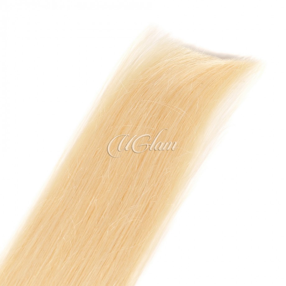 Uglam  Luxury 613 Blonde Full Raw Virgin Double Drawn Straight Bundles