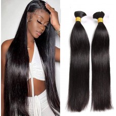 Uglam Wholesale Human Hair Bulk Straight for Braiding Extension 1kg