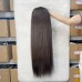 Uglam 2# Brown Hair Bulk Wholesale Human Hair  Straight for Braiding Extension 1kg