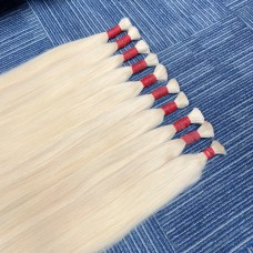 Uglam #613 Blonde Human Braiding Hair Bulk Original 100% Human Hair Extension 1kg