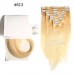  Uglam Color  Clip in Hair Extensions Straight Human Hair(120g,8pcs/set)
