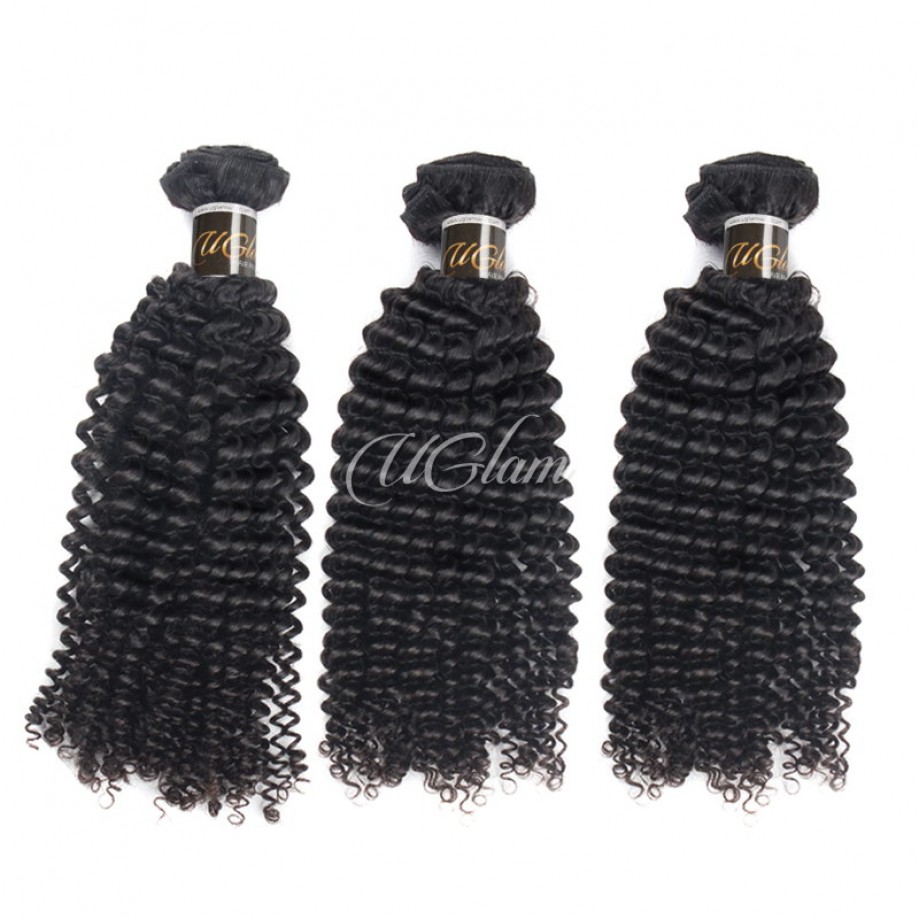 Virgin Human Hair 1/3/4pcs Bundles Deal Kinky Curly