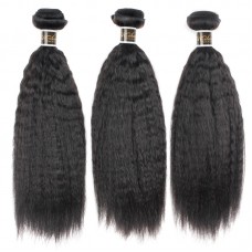 Virgin Human Hair 1/3/4pcs Bundles Kinky Straight