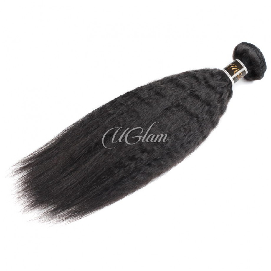 Virgin Human Hair 1/3/4pcs Bundles Kinky Straight