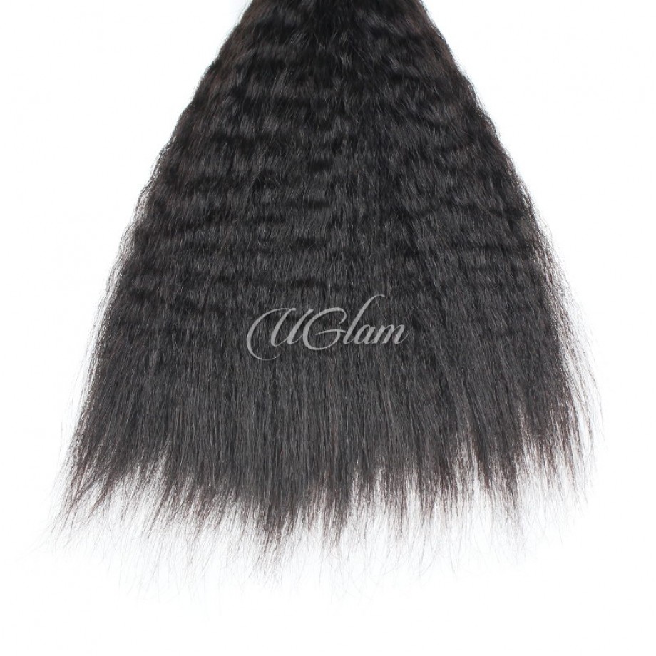 Virgin Human Hair 1/3/4pcs Bundles Kinky Straight