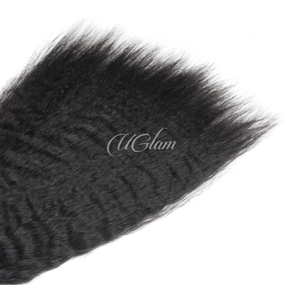 Virgin Human Hair 1/3/4pcs Bundles Kinky Straight