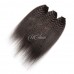 Uglam 1B Hair Tape in Hair Extensions Human Hair Kinky Straight