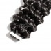 Uglam 1B Hair Tape in Hair Extensions Human Hair Water Wave(（20pcs/Set）