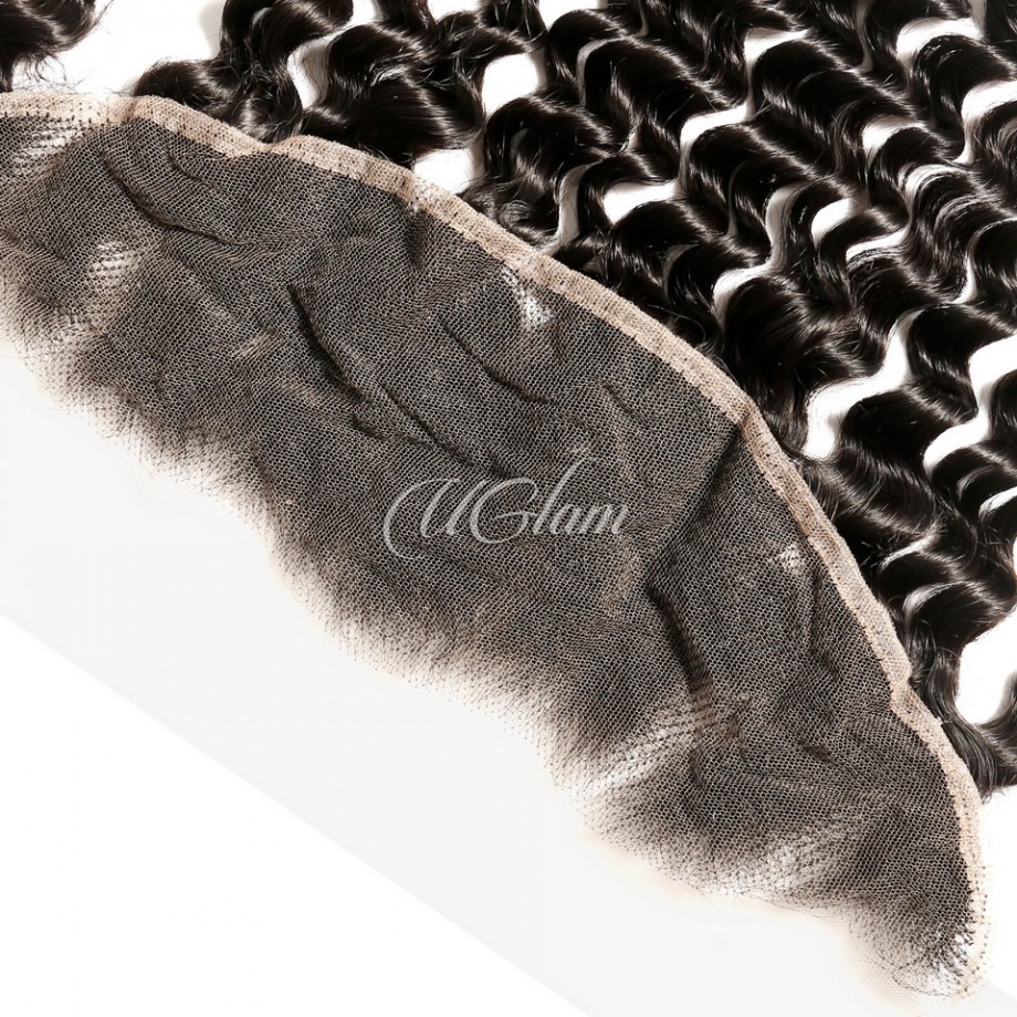 Virgin Human Hair 13x4 13x6 HD Lace Frontal Deep Wave