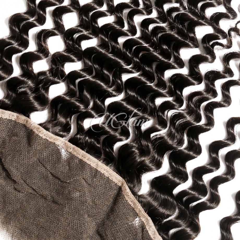 Virgin Human Hair 13x4 13x6 HD Lace Frontal Deep Wave