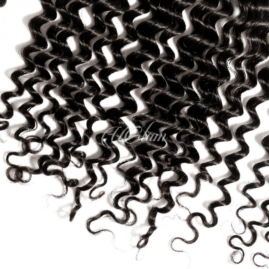 Virgin Human Hair 13x4 13x6 HD Lace Frontal Deep Wave