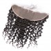 Uglam 13X4 Medium Brown Lace Frontal  Deep Wave 