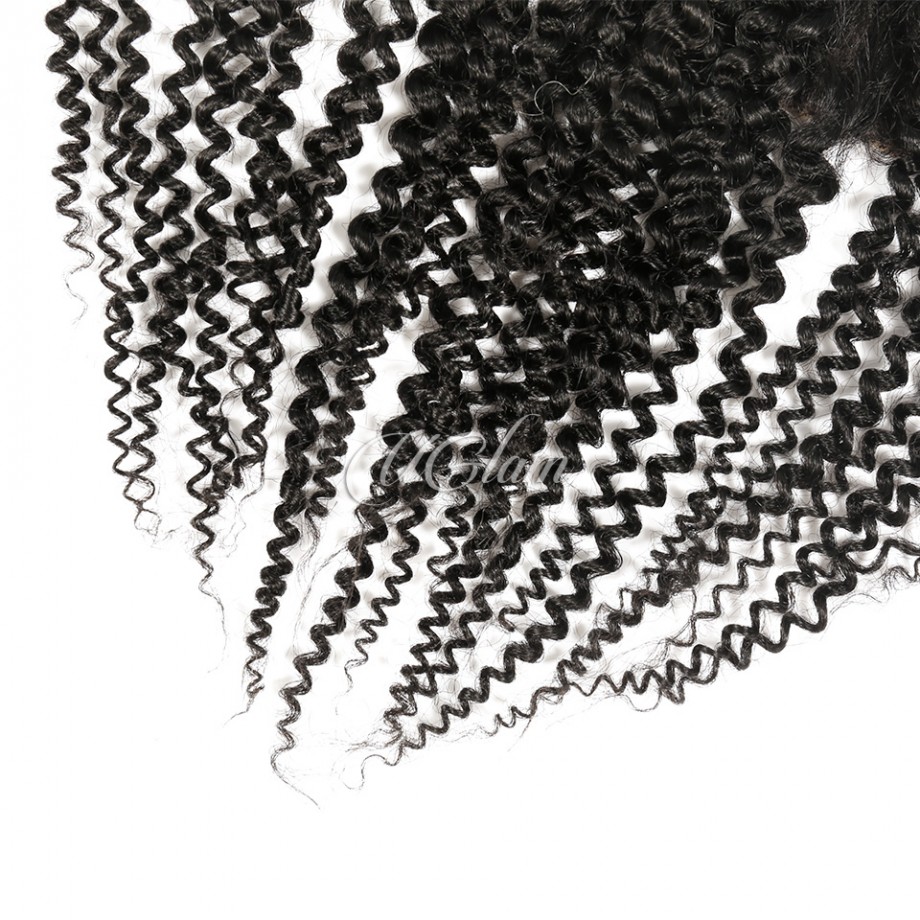 Uglam Sexy Formula 13x4 Lace Front Closure Kinky Curly