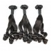Uglam Double Drawn Bundles With 4X4 Lace Closure Magic Curly