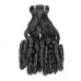 Uglam Double Drawn Bundles With 4X4 Lace Closure Rose Curly