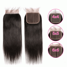 Transparent Lace Closure Straight Hair