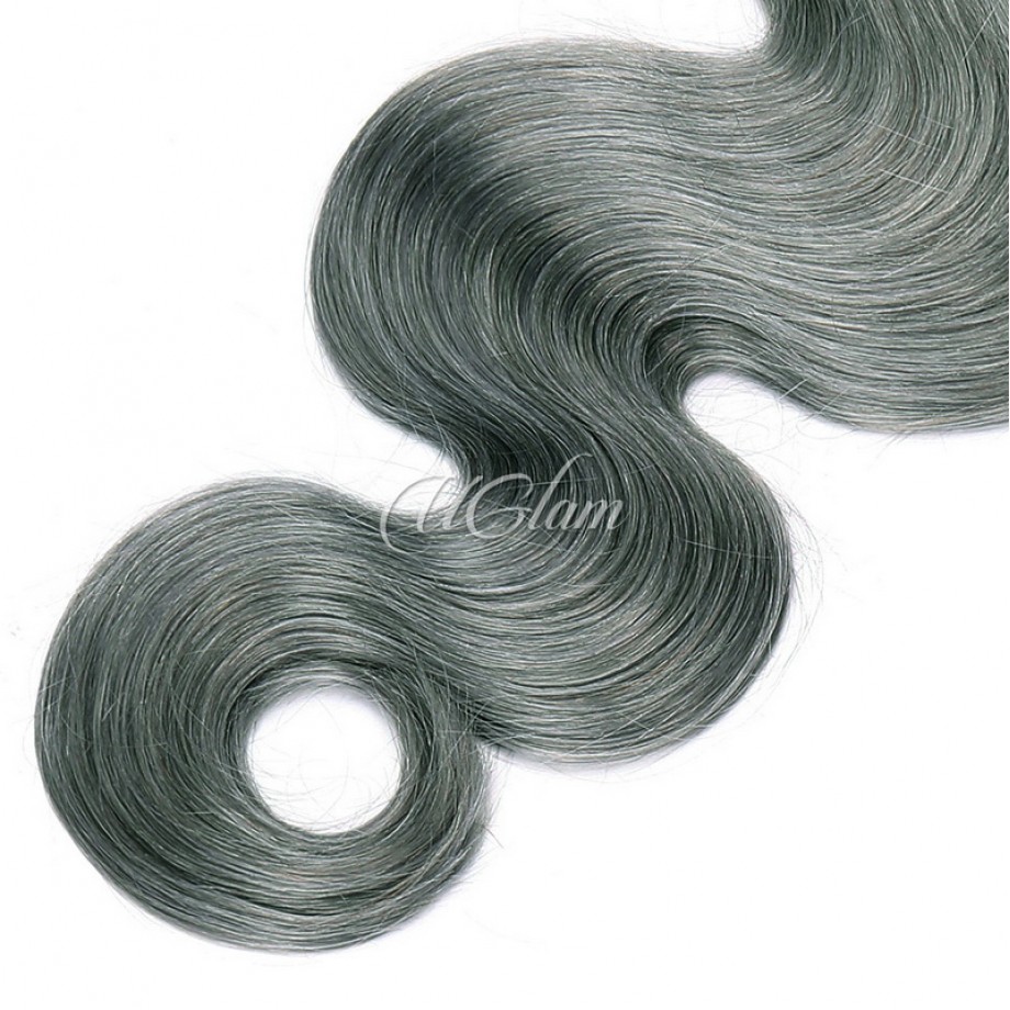 Virgin Human Hair 1/3/4pcs Bundles Body Wave 1B/Grey 