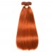 Ginger Bundles Human Hair #350 Orange Color Straight 100% Human Hair 