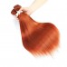 Ginger Bundles Human Hair #350 Orange Color Straight 100% Human Hair 