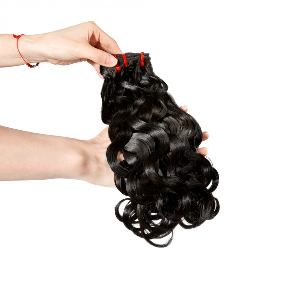 Uglam 3/4pcs Double Drawn Bundles Body Wave Virgin Human Hair
