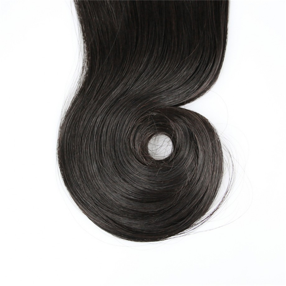 Uglam 3/4pcs Double Drawn Bundles Hook Straight Virgin Human Hair