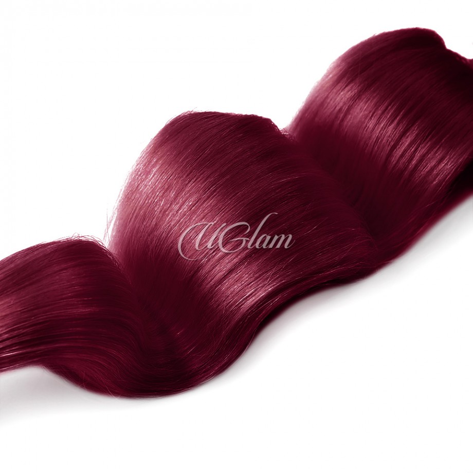 Uglam  99J# Burgundgy Body Wave 1/3/4 PCS Virgin Human Hair Bundles