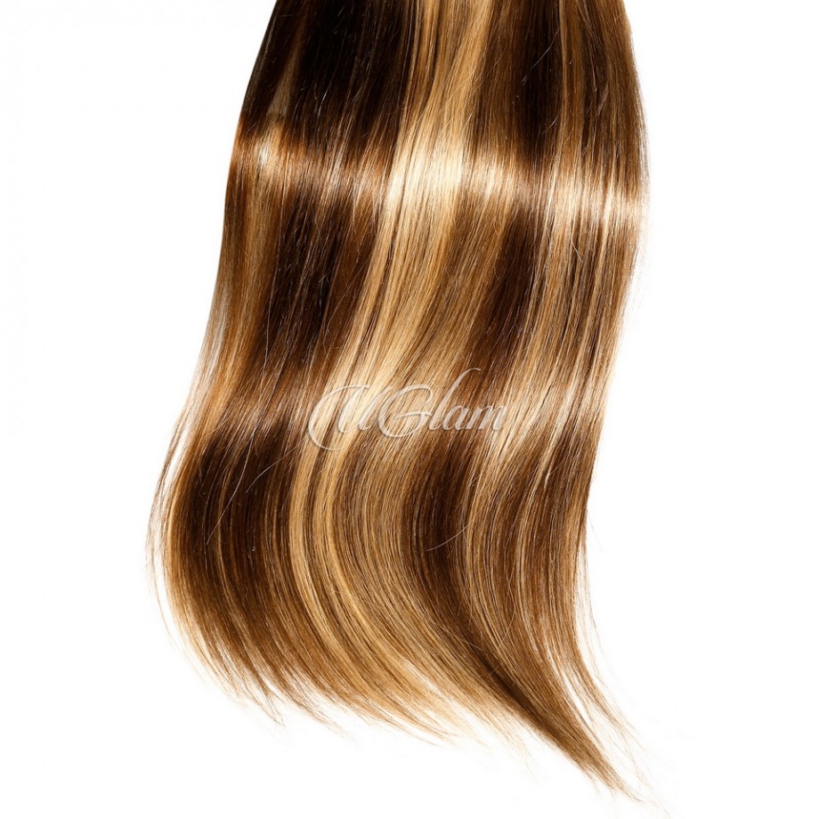 Uglam 3/4pcs  Piano Color #4/27 Bundles Straight Virgin Human Hair