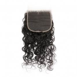 4x4 5x5 6x6 7x7 HD Lace Closure Water Wave Humanhair