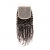 Virgin Human Hair 4x4 5x5 6x6 7x7 Transparent Lace Closure Kinky Curly 