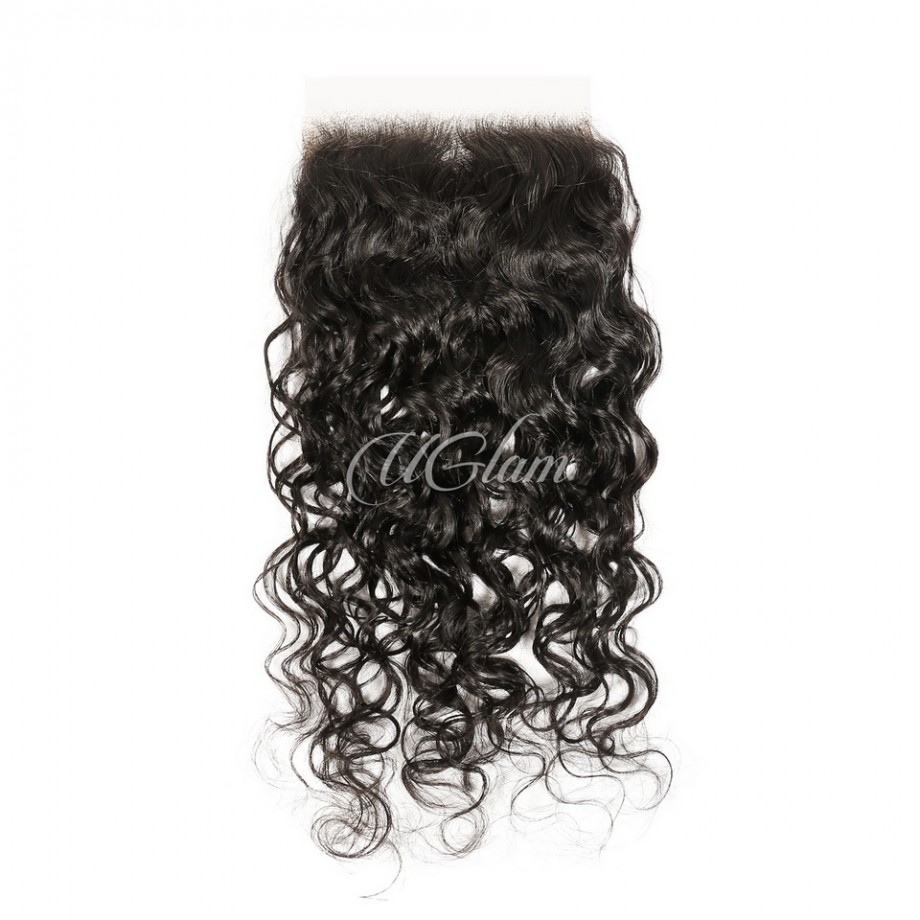 4x4 5x5 6x6 7x7 HD Lace Closure Water Wave Humanhair