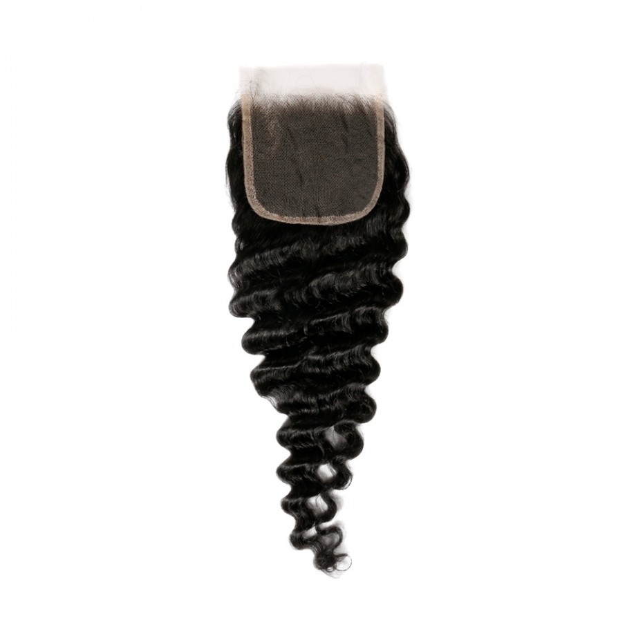 HD Lace Closure Deep Wave Curly Humanhair