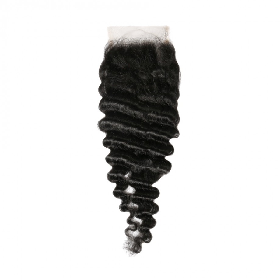 HD Lace Closure Deep Wave Curly Humanhair