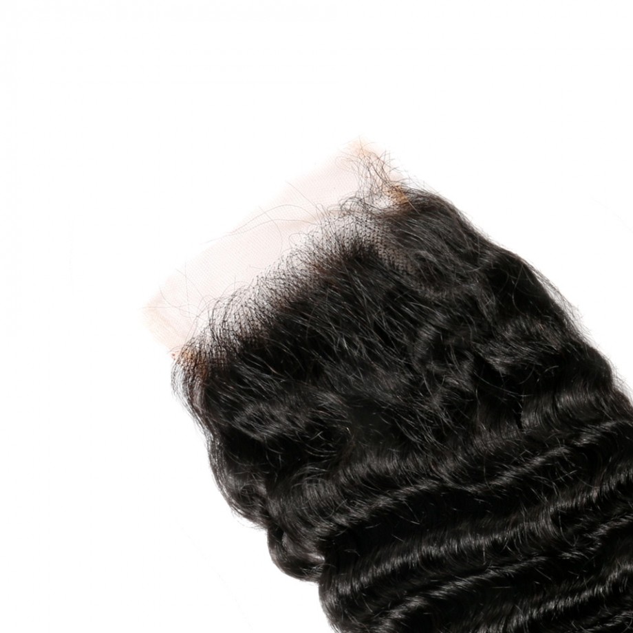 HD Lace Closure Deep Wave Curly Humanhair