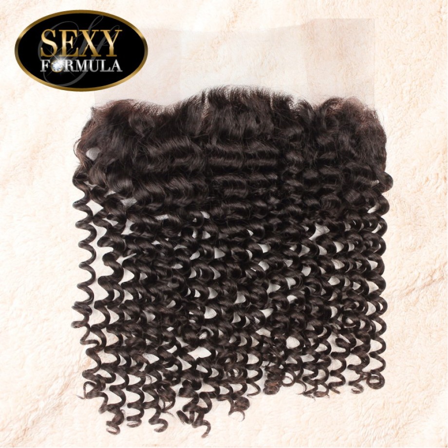 Uglam 13x4 Lace Front Closure Deep Wave Curly Sexy Formula