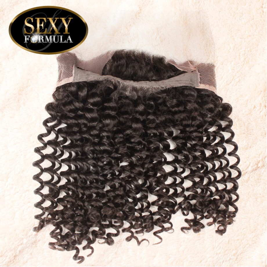 Uglam 13x4 Lace Front Closure Deep Wave Curly Sexy Formula