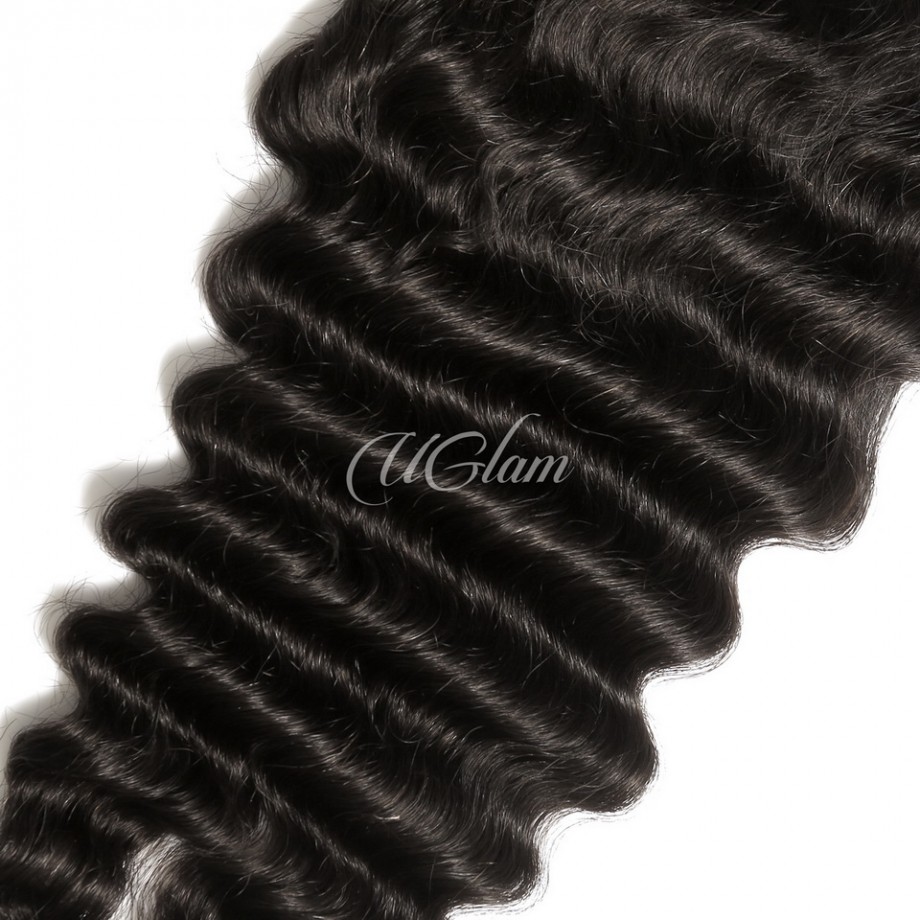 4x4 5x5 6x6 7x7 Transparent Lace Closure Deep Wave Curly Humanhair