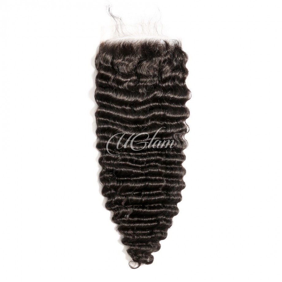 HD Lace Closure Deep Wave Curly Humanhair