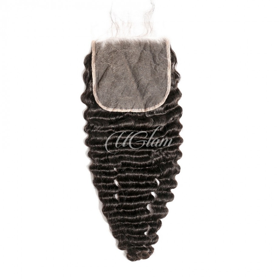 HD Lace Closure Deep Wave Curly Humanhair