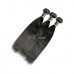 Uglam 3/4pcs Black Bundles Straight Hair Bundles Color#1