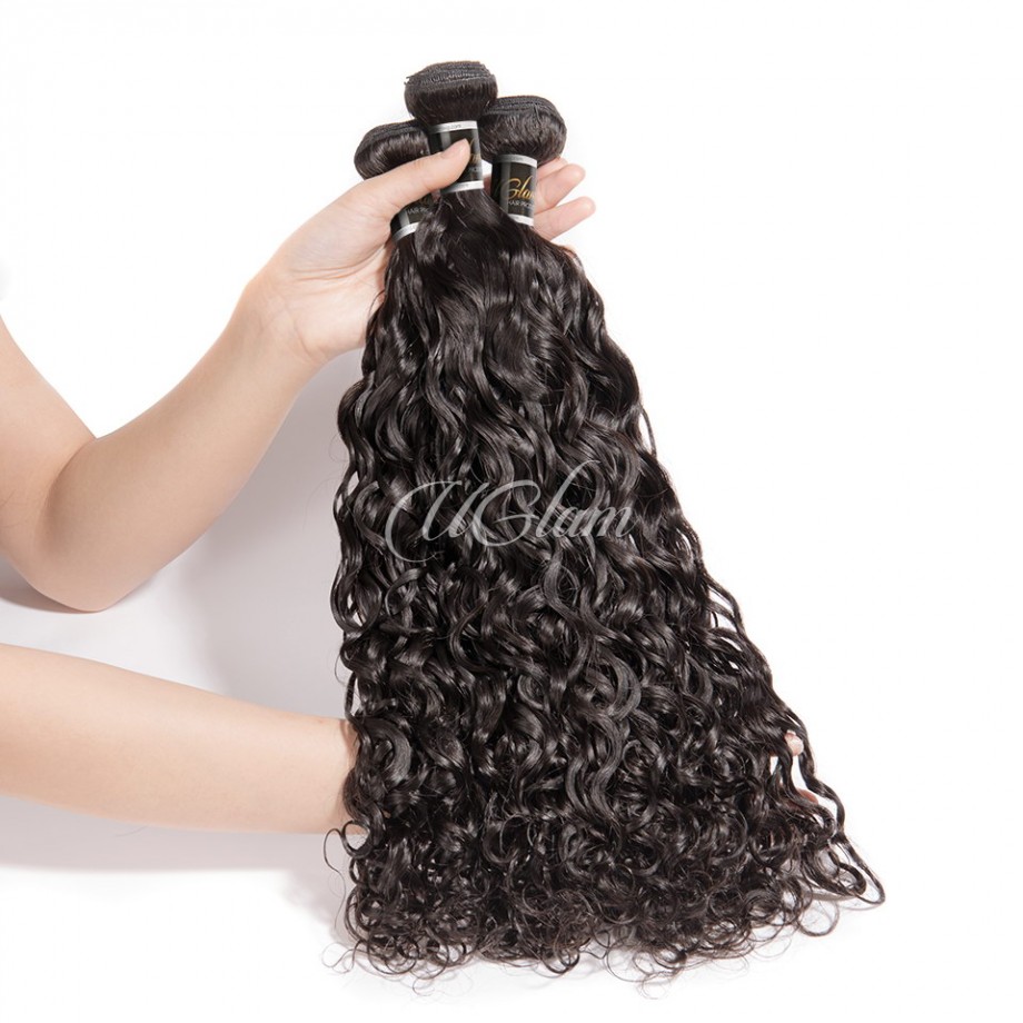 Virgin Human Hair 1/3/4pcs Bundles Water Wave Hair