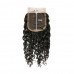 Uglam Double Drawn Bundles With 4X4 Lace Closure Pissy A Curly