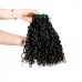 Uglam Double Drawn Bundles With 4X4 Lace Closure Pissy A Curly
