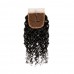 Uglam Double Drawn Bundles With 4X4 Lace Closure Pissy B Curly